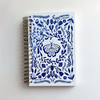 Folk Art Botanical B5 Diary – 250 Pages, Hard Cover, 120gsm, Metal Spiral