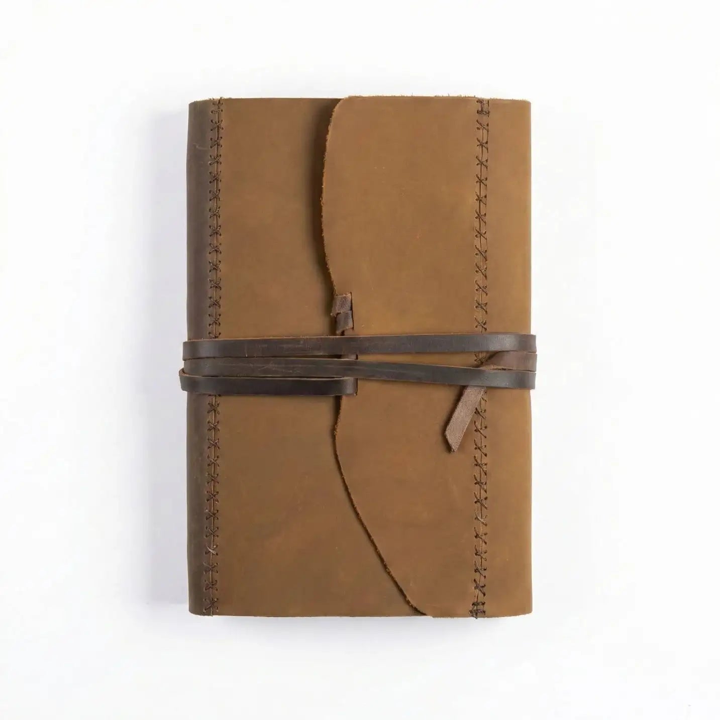 Handcrafted Leather Journal – B5, 200 Pages, 80 GSM, Two-Tone Cocoa ...