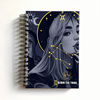 Gemini Zodiac Dramatic B5 Diary – 250 Pages, Hard Cover, 120gsm, Metal Spiral