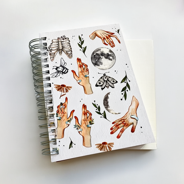 Mystical B5 Diary – 250 Pages, Hard Cover, 120gsm, Metal Spiral