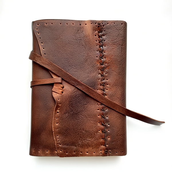 Distressed Leather Traveler’s Journal – B5/A5, 200 Pages