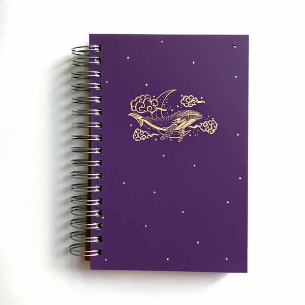 Whale in the Stars Spiral Diary – B5 Hard Cover, 200 Pages
